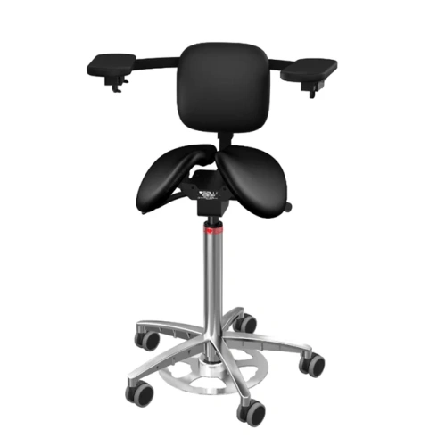 Salli Expert Small Multiadjuster - эргономичный стул-седло, со спинкой и подлокотниками | Salli (Финляндия)