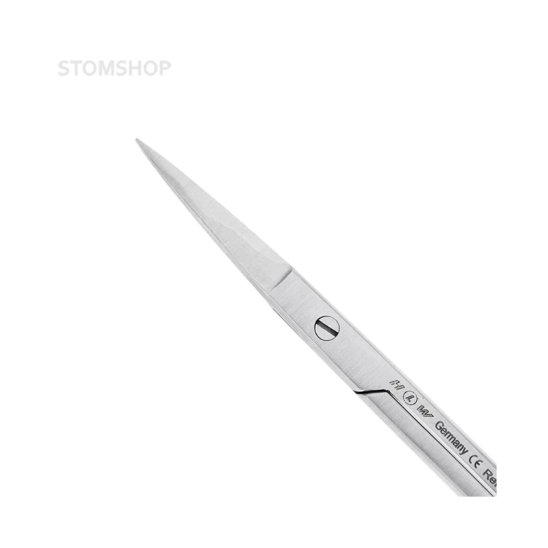 Ножницы прямые Iris-Schere TC, 115 мм | HLW Dental Instruments (Германия)