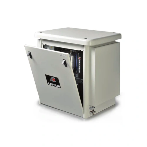 Cattani AC300 45-238 - безмасляный компрессор для 3-х стоматологических установок, c осушителем, с кожухом, с ресивером 45 л, 238 л/мин | Cattani (Италия)