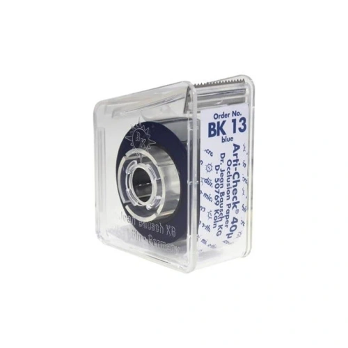 Bausch BK 13 - артикуляционная бумага синяя, толщина 40 мкм, рулон 16 мм x 15 м | Bausch (Германия)