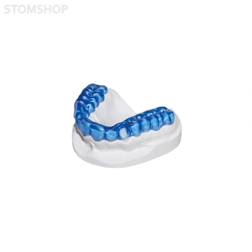Erkoloc-pro - термоформовочные пластины, цвет синий, квадратные, 125?125 мм, 10 шт. | Erkodent (Германия)