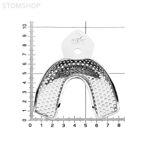Ложка слепочная нижняя с перфорацией, XL | HLW Dental Instruments (Германия)