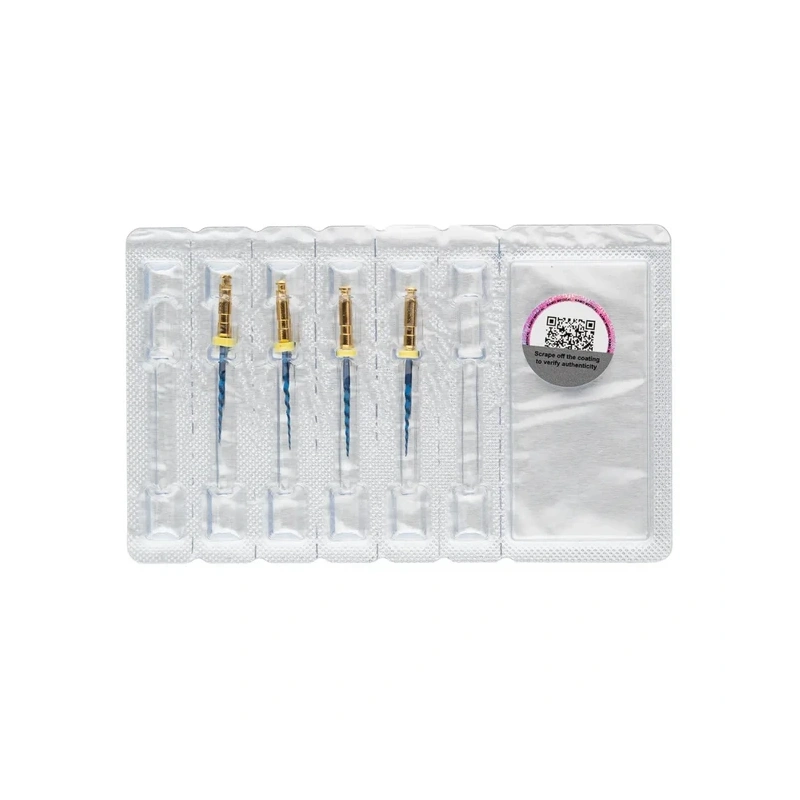 RCS Blue Orifice - машинные файлы, размер 17/08 (Open File), длина 19 мм, 4 шт. | Ramo Medical (Китай)