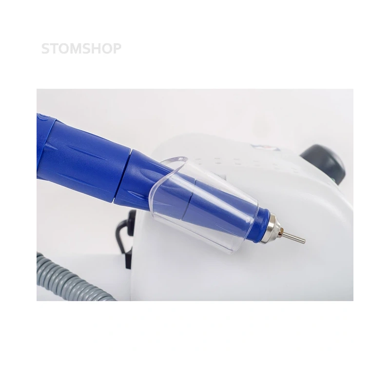 STRONG 210 105L N - зуботехнический щеточный микромотор с наконечником 105L N и педалью включения-выключения, с сумкой, 35000 об/мин | Saeshin (Ю. Корея)