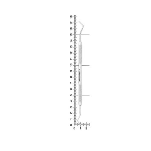 Гладилка жесткая, 2,5 мм | HLW Dental Instruments (Германия)