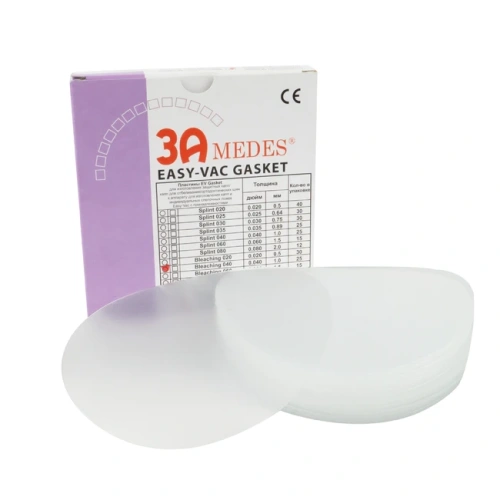 EV Gasket Bleaching 040 - пластины для изготовления капп для отбеливания, круглые (125x1,0 мм), 25 шт. | 3A MEDES (Ю. Корея)