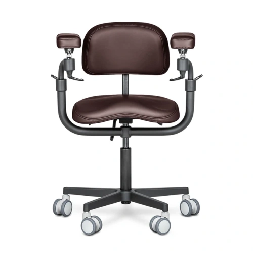 Mercury ELITE COMFORT BLACK - эргономичный стул для работы с микроскопом | Mercury (Россия)