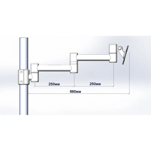 DS-2-40-250 A-DEC VIP - кронштейн для стоматологической установки A-Dec | Медкрон (Россия)
