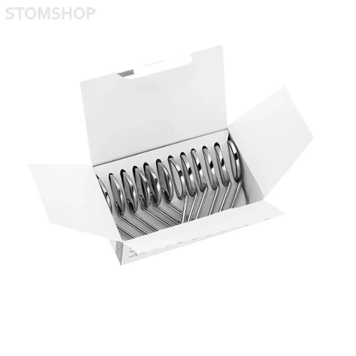Зеркало стоматологическое, родий, №4, 22 мм (упак 12 шт) | HLW Dental Instruments (Германия)