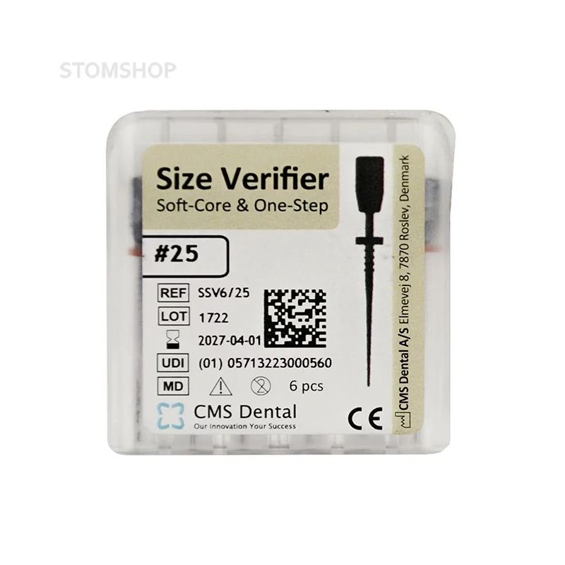Soft-Core Size Verifier - инструмент для определения длины корневого канала, 12 шт. | CMS Dental (Дания)