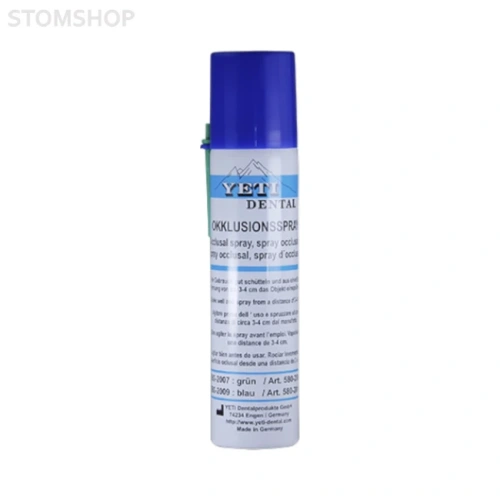 Yeti Dental Spray Blue - окклюзионный спрей для индикации контактных точек, цвет синий, 75 мл | Yeti (Германия)