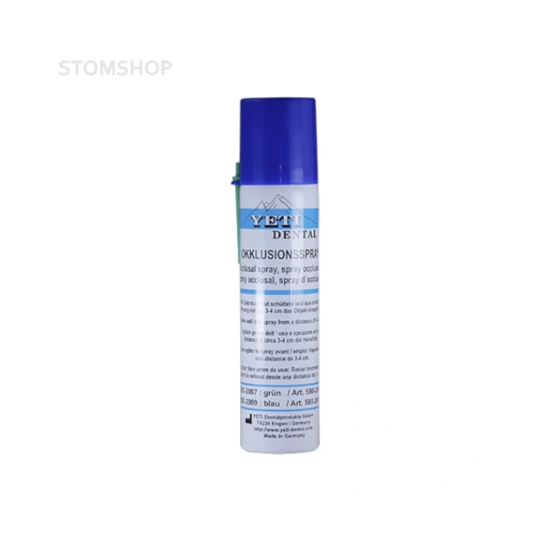 Yeti Dental Spray Blue - окклюзионный спрей для индикации контактных точек, цвет синий, 75 мл | Yeti (Германия)