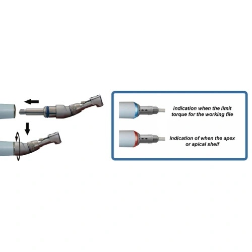 EH-20ML - головка с фрикционным креплением для микромотора DC-HP, насадки-микромотора MOTOR-DC и эндодонтического мотора ЭндоЭст Мотор-Мини, 1:1 | Геософт Дент (Россия)