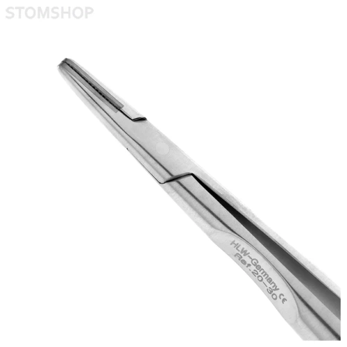 Иглодержатель хирургический прямой Castroviejo-Gomel TC, длина 160 мм | HLW Dental Instruments (Германия)