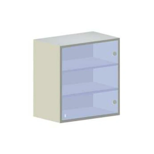 EKO.049 - настенный модуль с двумя полками, стеклянной дверцей | CATO (Италия)